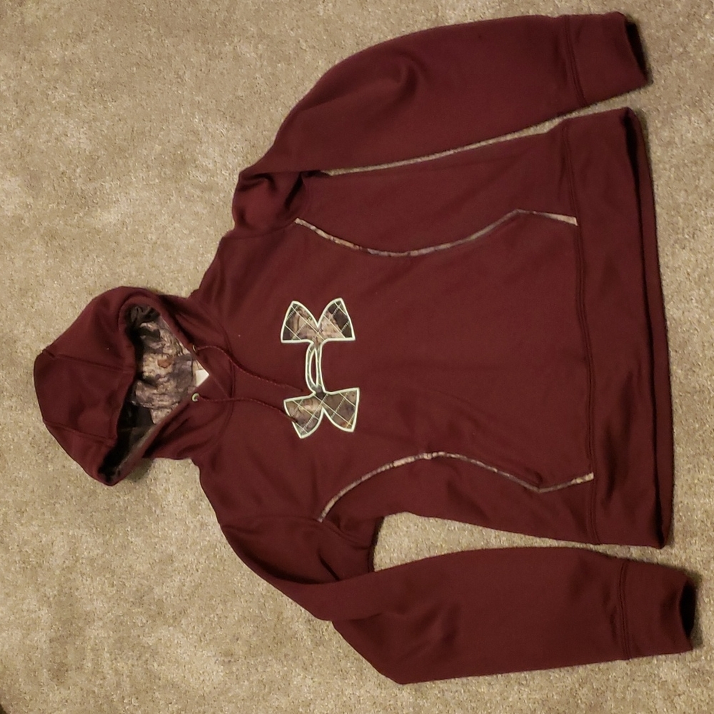 Maroon Medium Womens Under Armour Hoodie